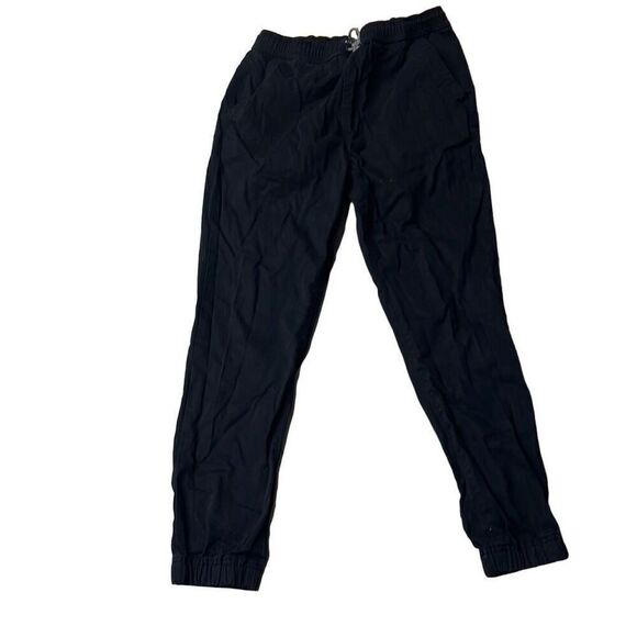 Aeropostale Men’s Black Stretch Drawstring Waist Twill Jogger Pants Medium - Picture 4 of 8